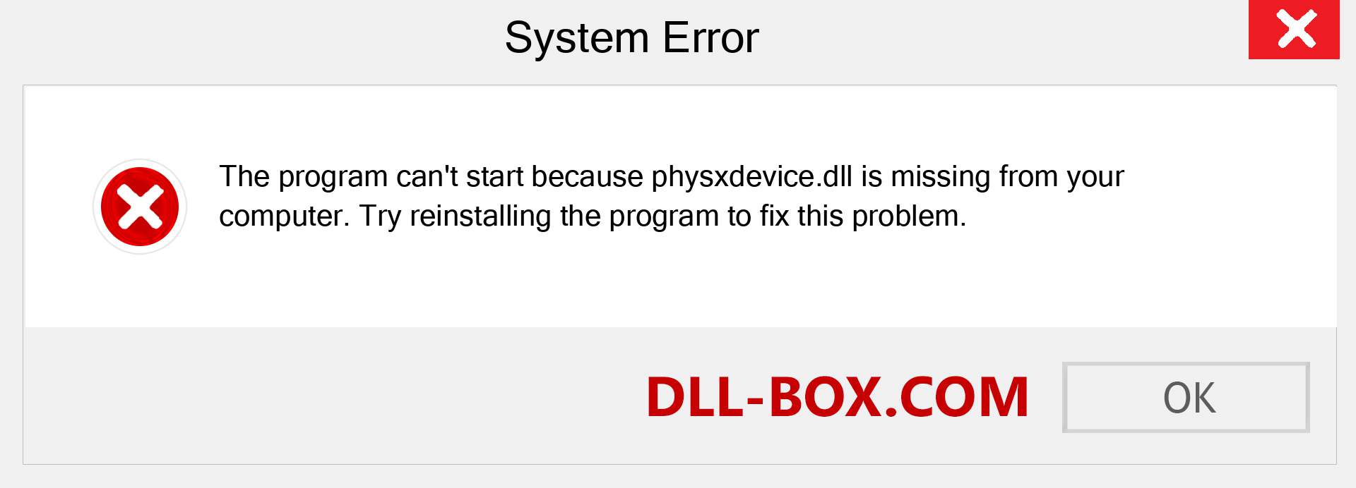  physxdevice.dll file is missing?. Download for Windows 7, 8, 10 - Fix  physxdevice dll Missing Error on Windows, photos, images